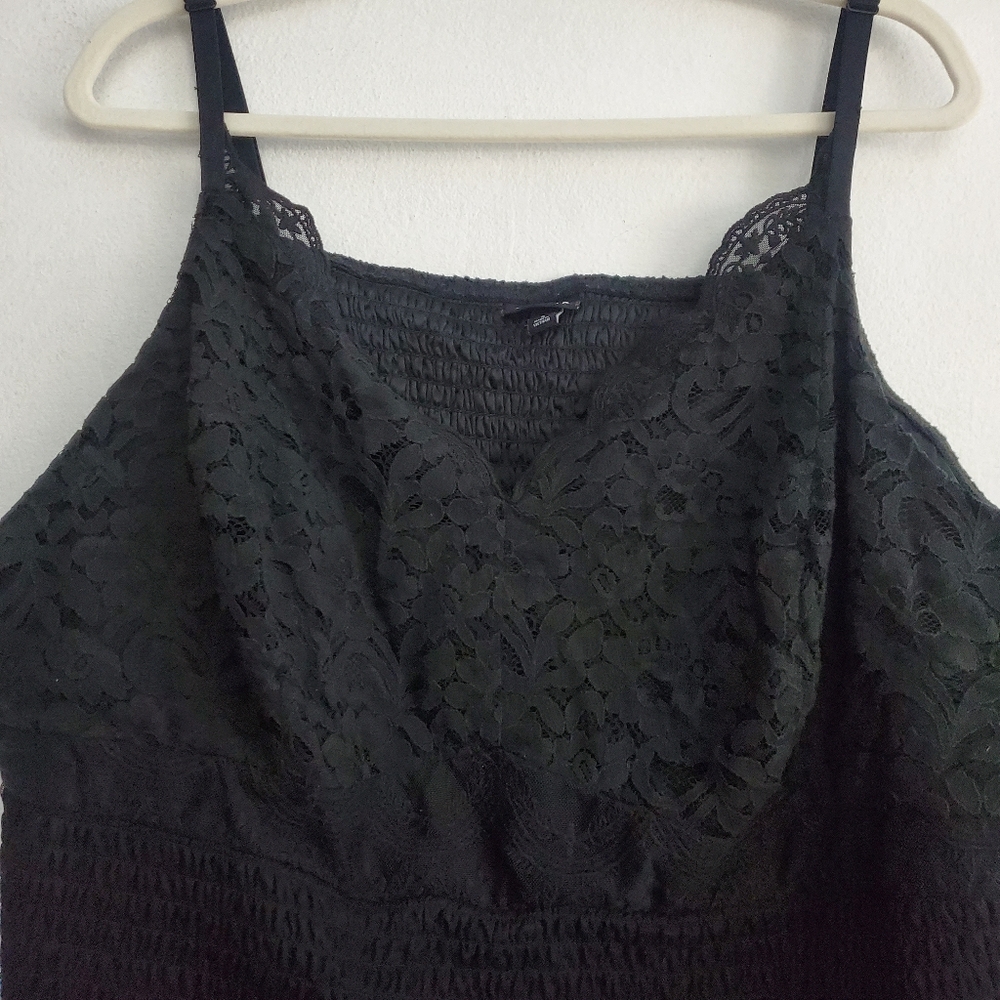 Torrid Lace Smocked Crop Top - Picture 5 of 9